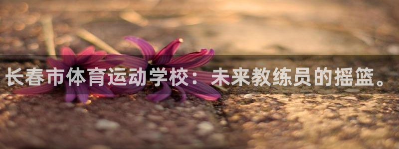 J9官网下载软件：长春市体育运动学校：未来教练员的摇篮。