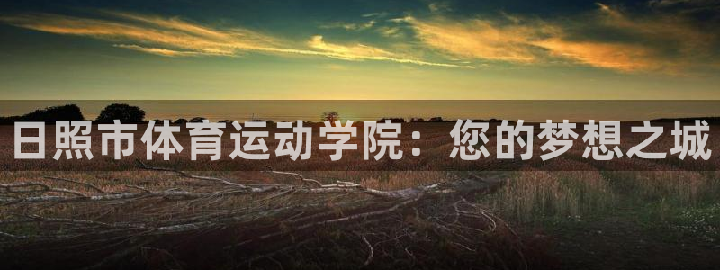 J9官方正版app五金厂：日照市体育运动学院：您的梦想之城