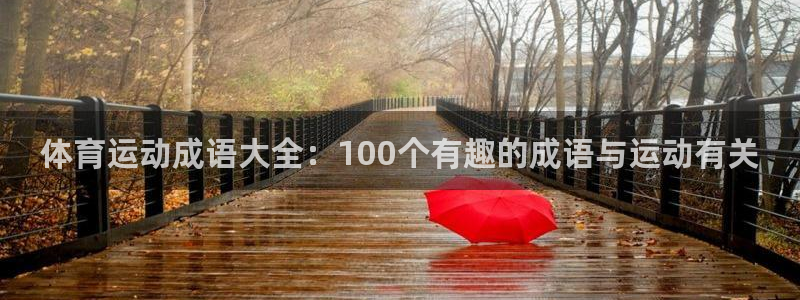 J9官方正版app集团：体育运动成语大全：100个有趣的成语